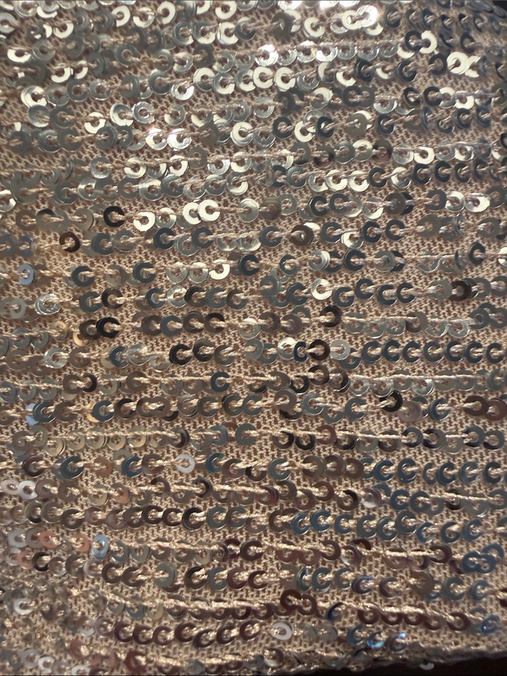 Cable & Gauge Champagne Sequin Midi Skirt - Picture 5 of 5